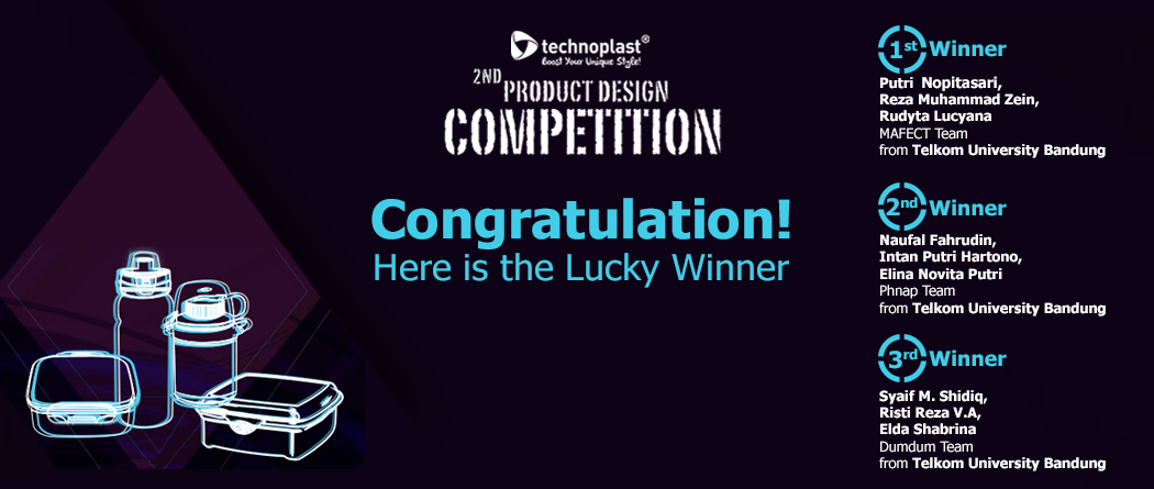 Congratulation! Here Is The Lucky Winner for The 2nd Product Design Competition