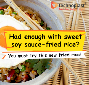 Had enough with sweet soy sauce-fried rice? You must try this new fried rice!